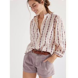 Anthropologie Pilcro & the Letterpress the Bella femme button down shirt